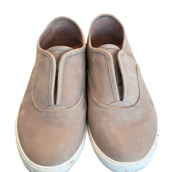 Frye Maya CVO Slip-On Taupe Grey Gray Soft Leather Sneakers US 8 - Picture 1 of 4